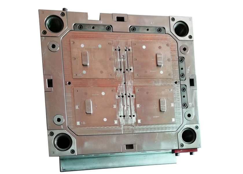 Stampaggio ad iniezione di plastica di alta precisione su ordinazione di 4 cavità per le componenti elettroniche