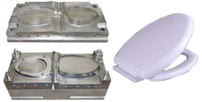 Stampaggio ad iniezione di plastica per la fabbricazione della lavorazione con utensili dell'iniezione dei prodotti della famiglia della copertura di toilette